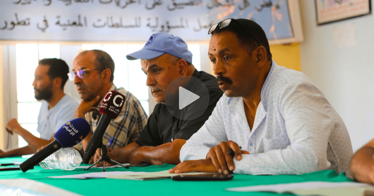 احتجاجات الاتحاد المغربي للشغل بوجدة