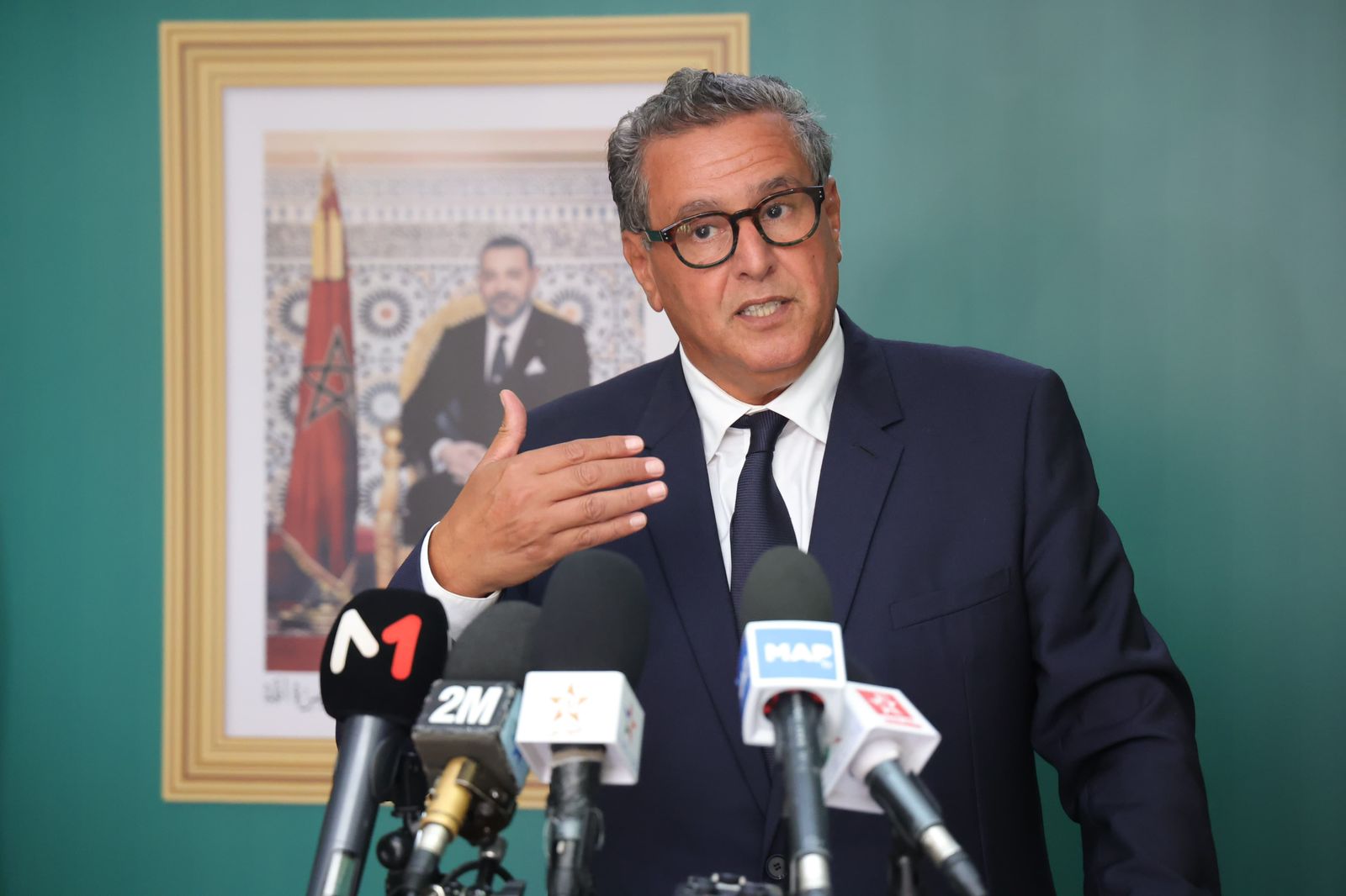 عزيز أخنوش رئيس الحكومة المغربية