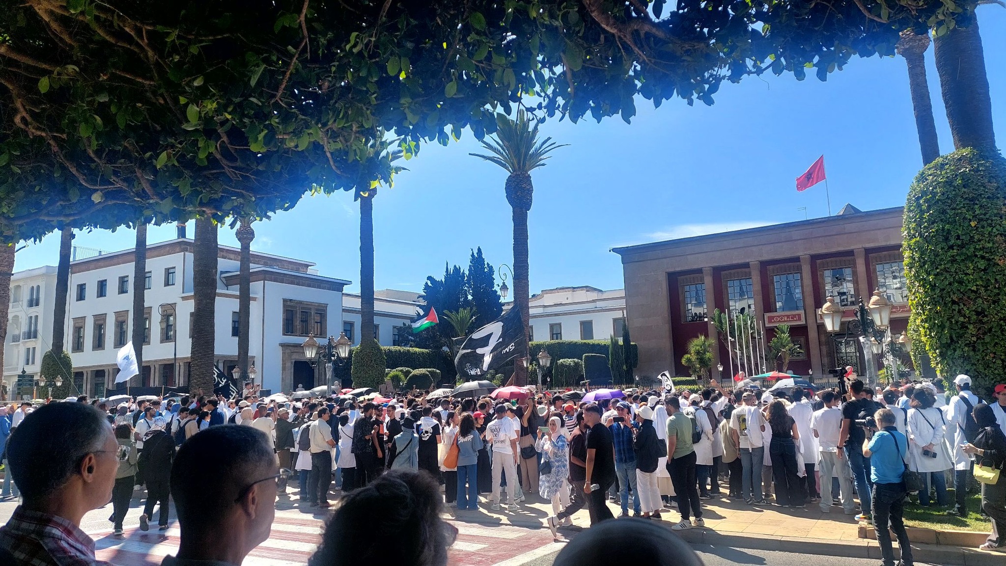 انزال طلبة الطب والصيدلة بالرباط