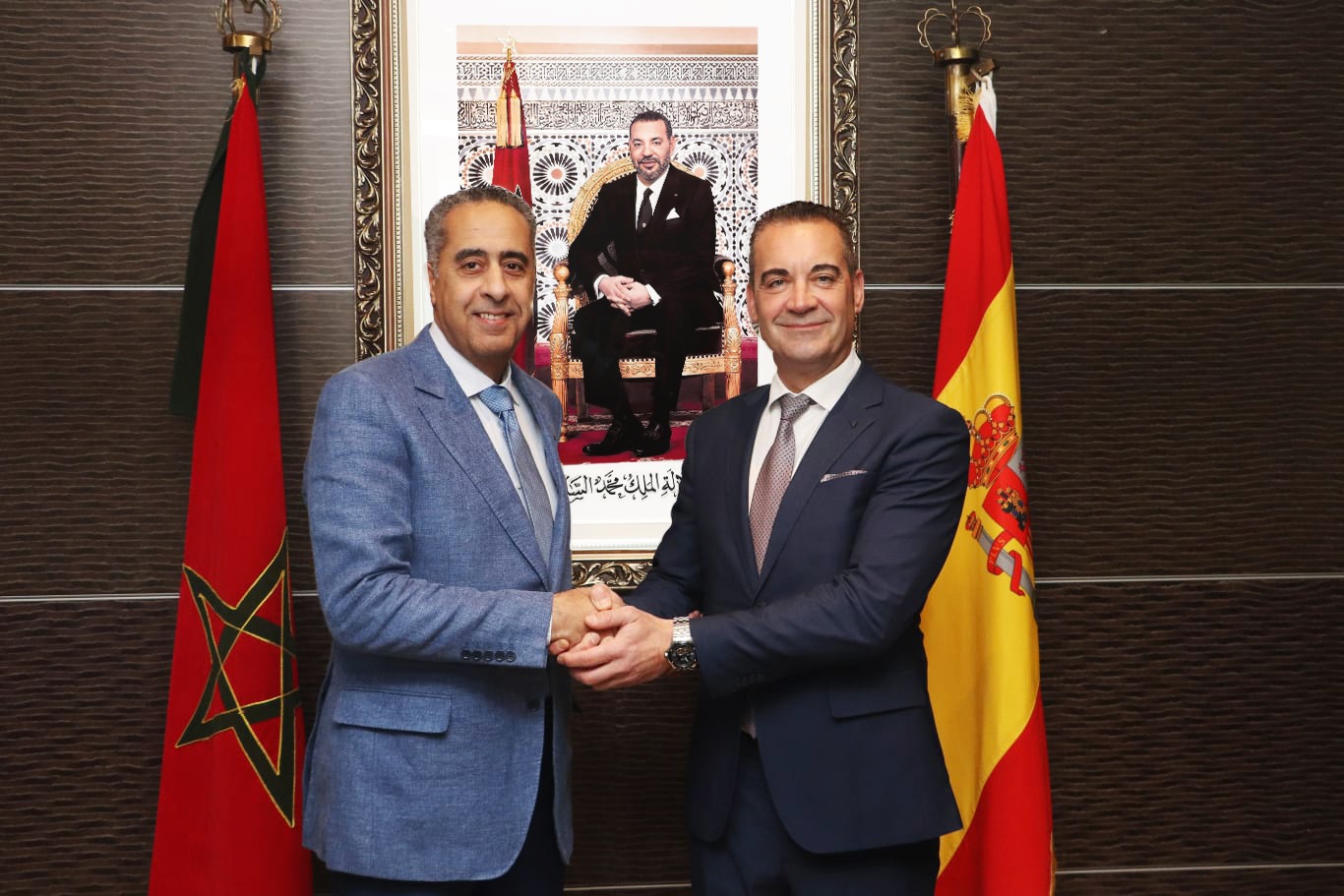 عبد اللطيف حموشي يستقبل المفوض العام للاستعلامات الاسبانية