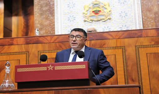 رشيد حموني رئيس فريق التقدم والاشتراكية بمجلس النواب